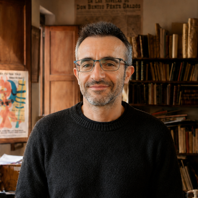 Víctor López-Bachiller Riera, llibreter de Librería Páramo